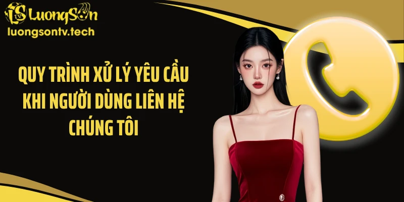 Quy trình xử lý yêu cầu khi người dùng liên hệ chúng tôi